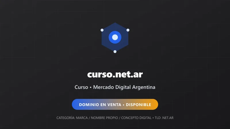 Identidad gráfica y activo digital para Curso en Argentina